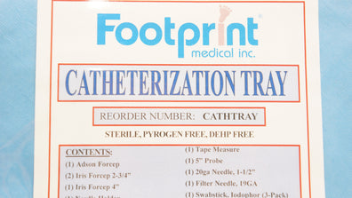 Footprint CATHTRAY Catheterization Tray (x)